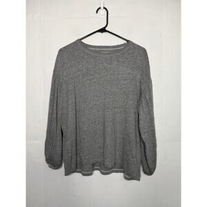 The Great. Womens Gray Balloon Sleeve Size 2 Long Sleeve top